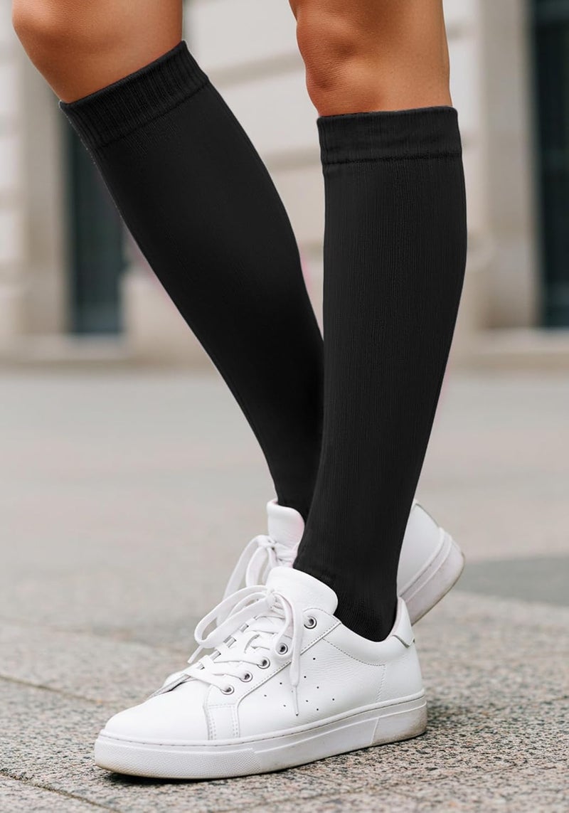 Falari 3-Pack Women's Over the Calf Knee High Trouser Socks, Comfortable Everyday Wear - Image 3